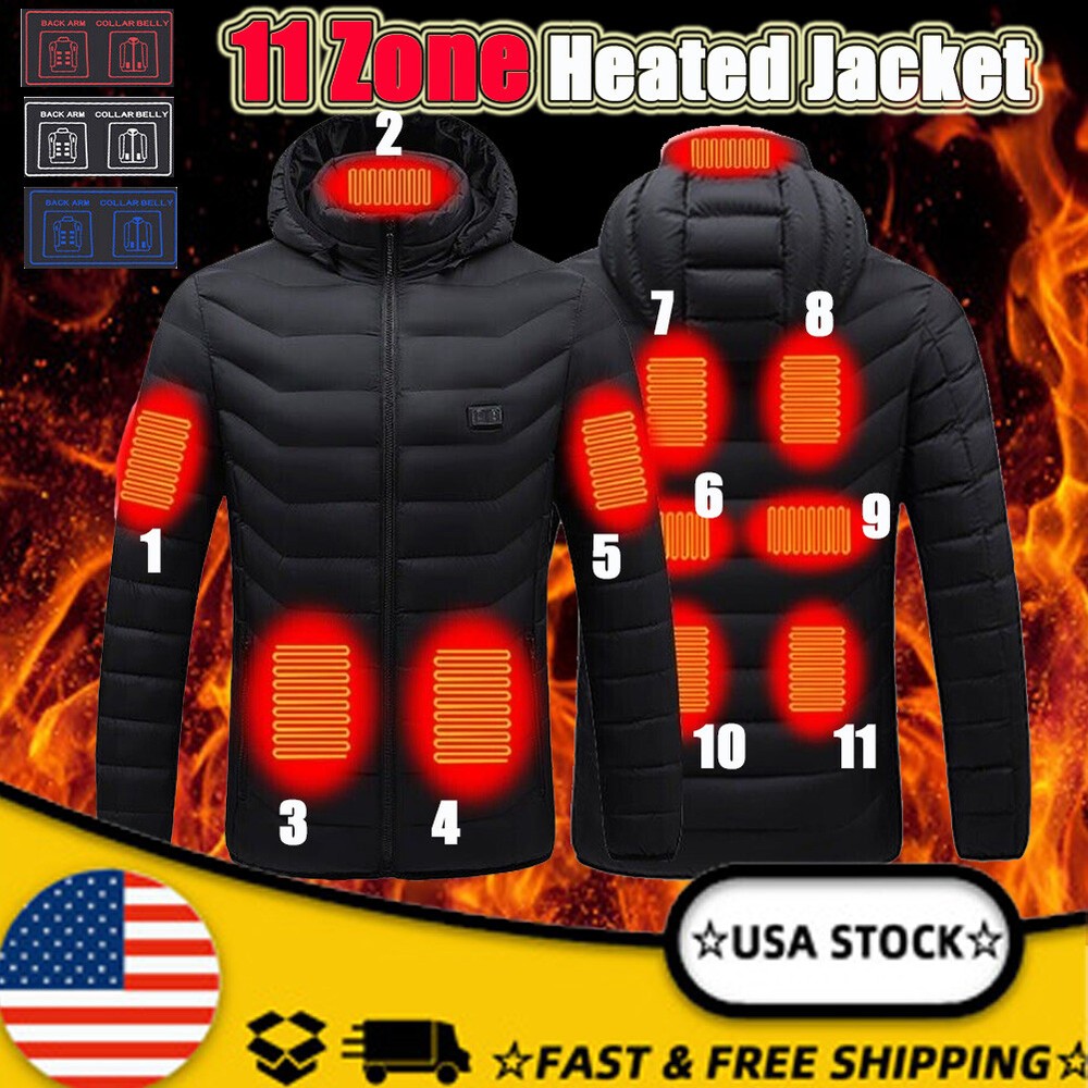 Stay Warm All Winter with a 15-Zone Heated Electric Jacket for Seasonal Sales-image
