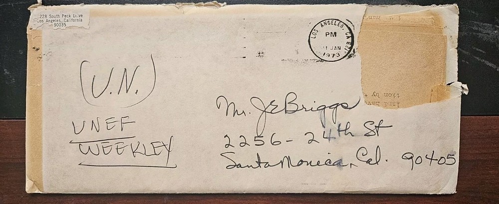 1973 UNEF Weekly Gaza The Sand Dune Vol V No 35