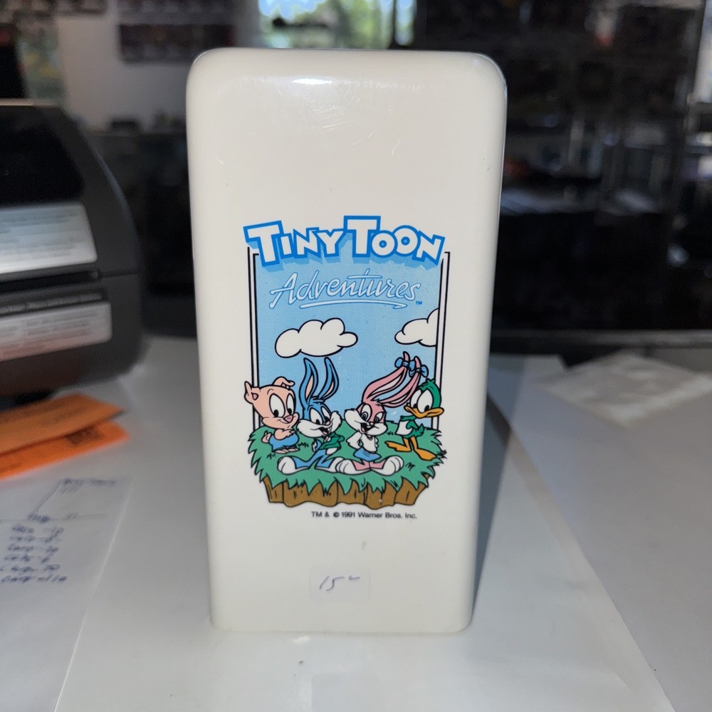 1991 Tiny Toon Adventures Warner Bros Dixie Cup Dispenser No Cups