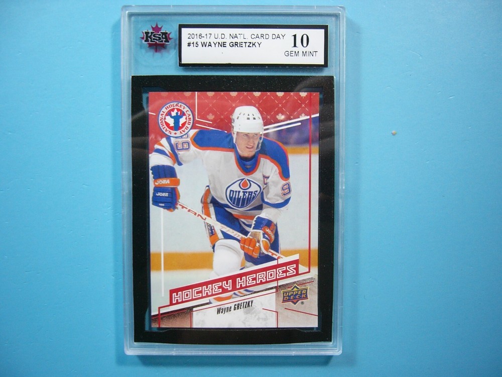 2016-17 Upper Deck UD NHL Hockey Card Wayne Gretzky KSA 10 Gem Mint #CAN15