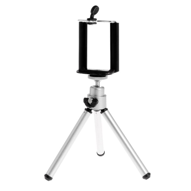 Tripod Stand With Clip Rotary Aluminium Alloy Holder For Phone Laser Level