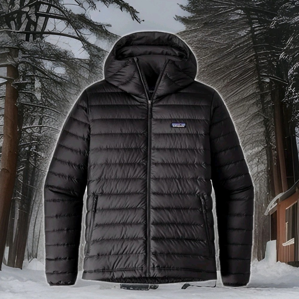 Patagonia Down Puffer Sweater Jacket Hoodie Insulated Winter Mens Small Medium