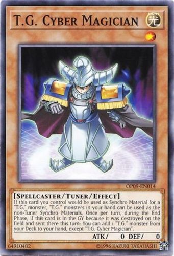 T.G. Cyber Magician OP09-EN014 Common Unlimited Near Mint OTS Tournament Card