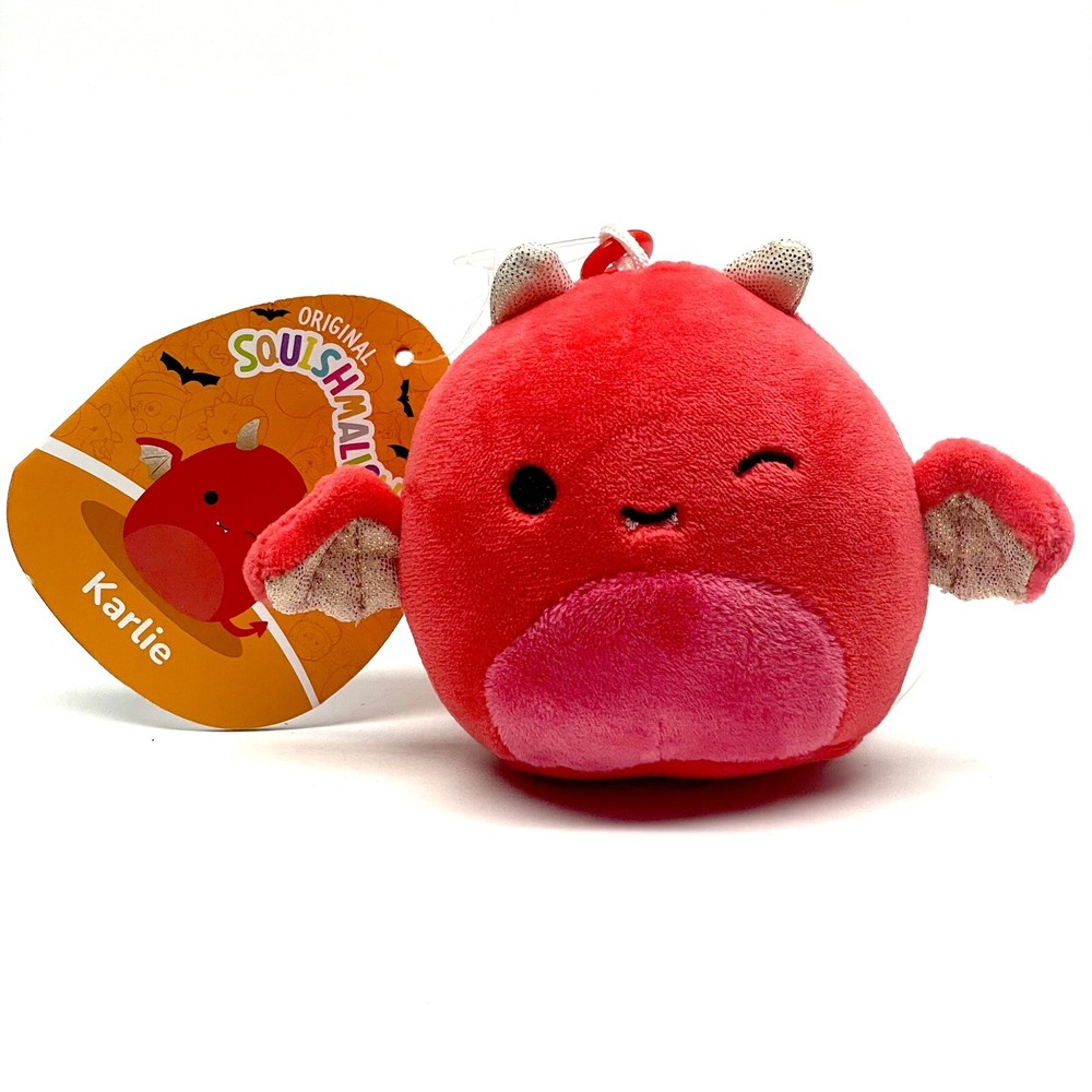 Squishmallow KARLIE the RED DEVIL BAT 3.5