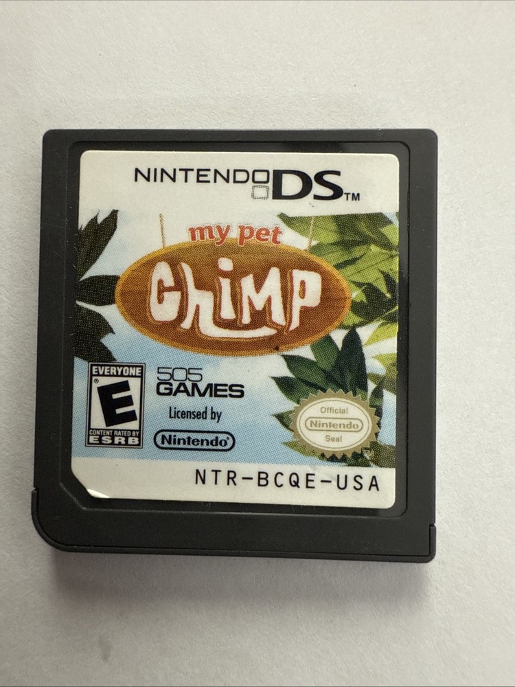 My Pet Chimp Nintendo DS 2010 Authentic Game Cartridge