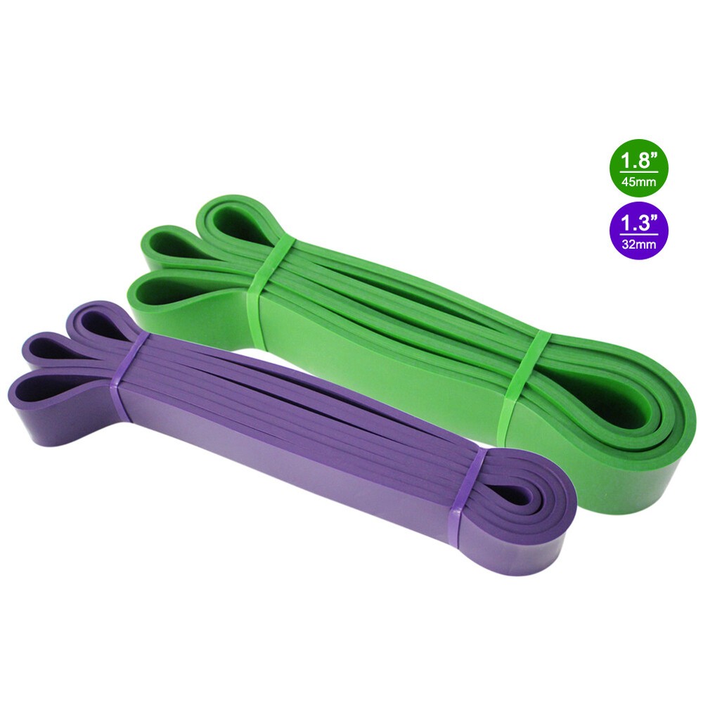 Clearance sale Heavy Duty Resistance Bands Set 2 Loop Pull up Fitness Workout-image