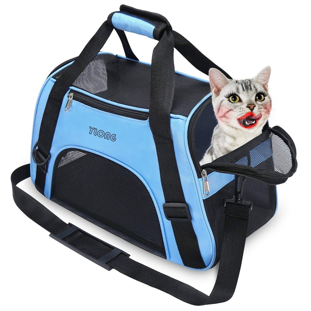 Airline Approved Soft-Sided Pet Carrier for Cats Dogs Puppies Travel