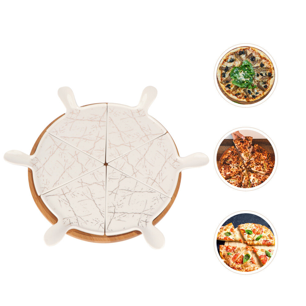 Pizza Serving Dish Nut Serving Container Ceramic Pizza Plate