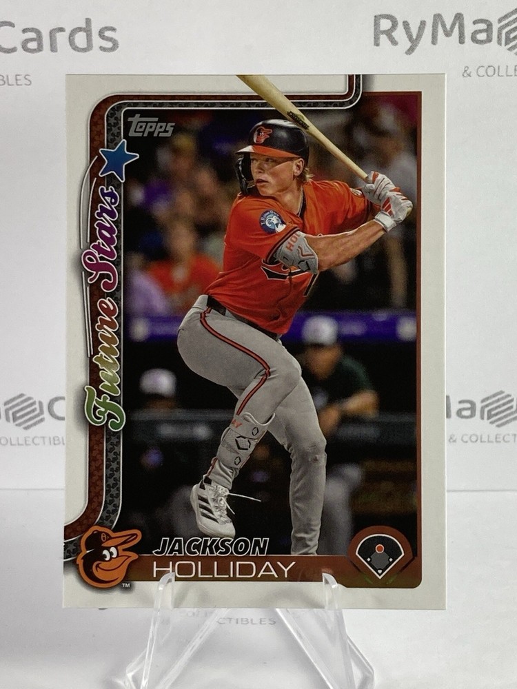 Jackson Holliday 2025 Topps Series 1 #220 Future Stars Baltimore Orioles RC