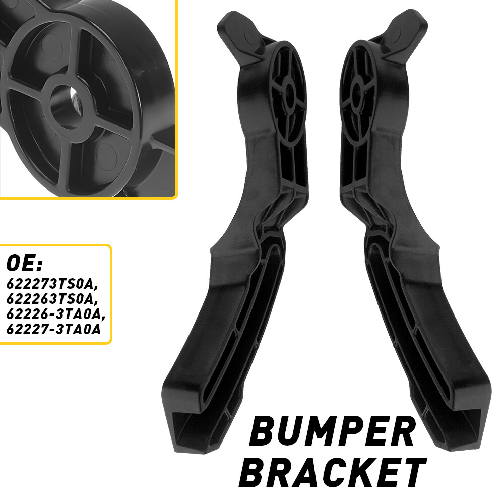 Left + Right Front Bumper Bracket Retainer Support for 2013-2015 Nissan Altima