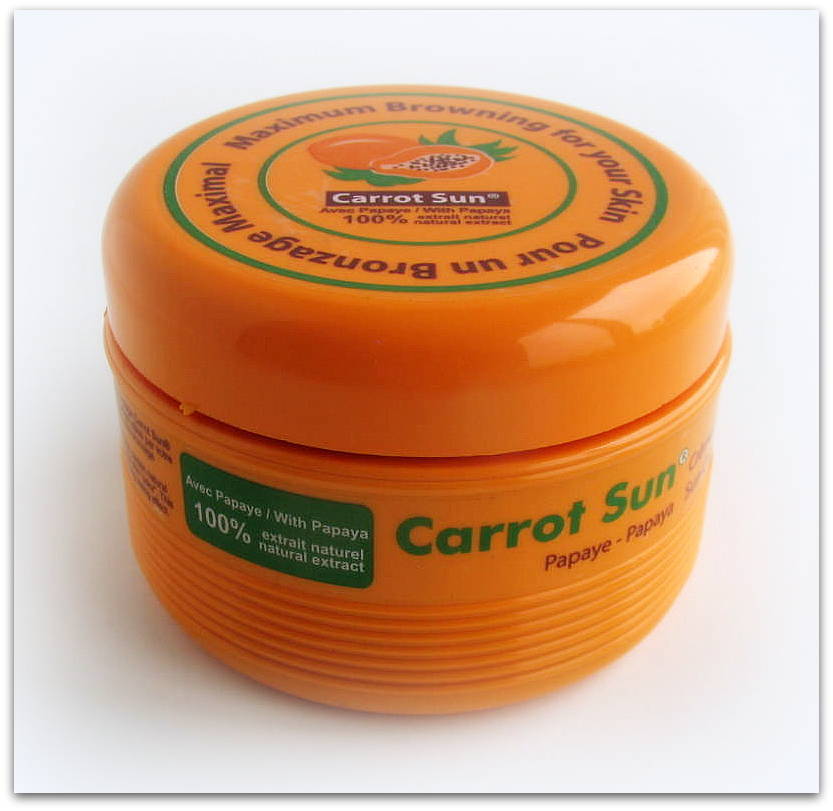 FREE SHIPPING - CARROT SUN TANNING ACCELERATOR CREAM 350ml PAPAYA
