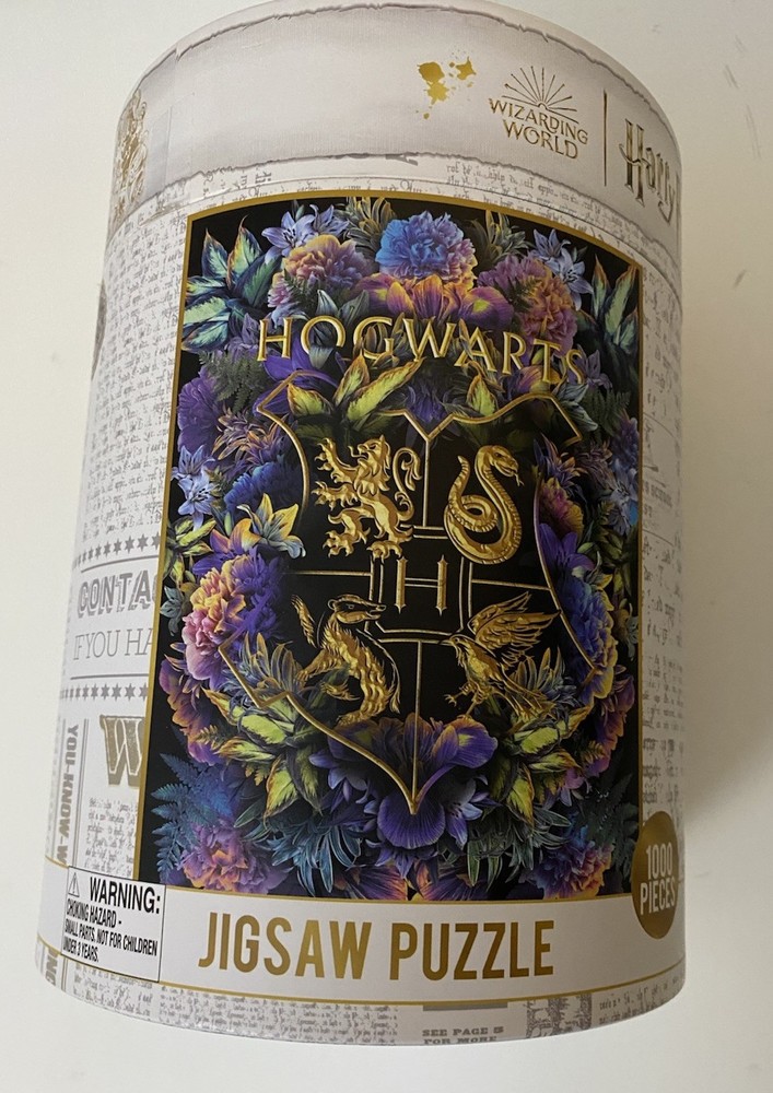 Harry Potter 1000-Piece Floral Jigsaw Puzzle 24x30 Blooms Magical Challenge  