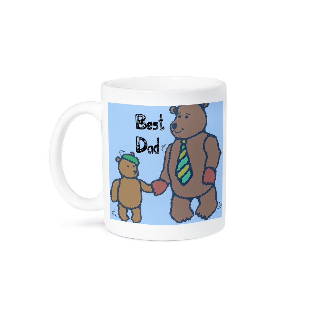 3dRose, Best Dad Bears - Fathers Day - Cute Art, Mug