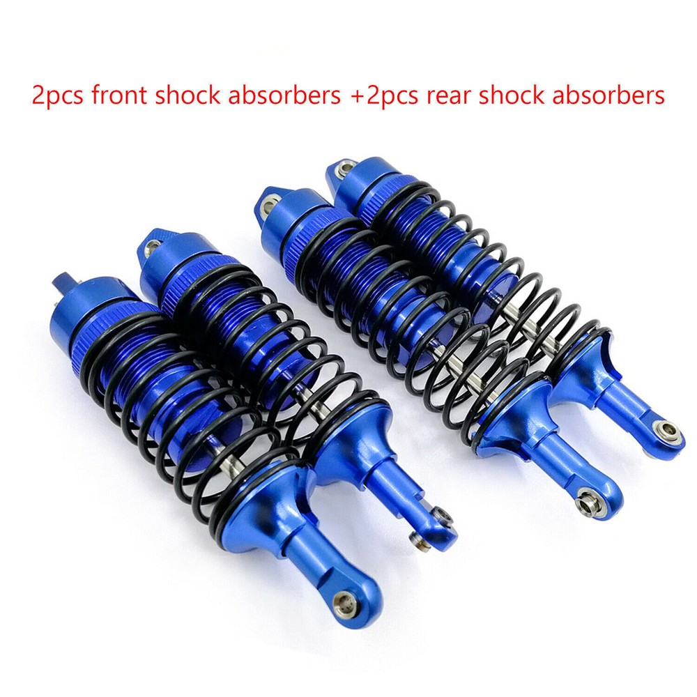 For 1/10 Traxxas Slash 4x4 4WD RC Crawler Metal Front Rear Shock Absorber Kit