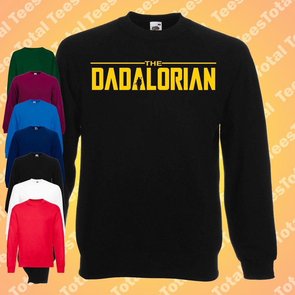 Dadalorian Fathers Day Jumper Star Son Wars Kids Baby Matching T-Shirts-image
