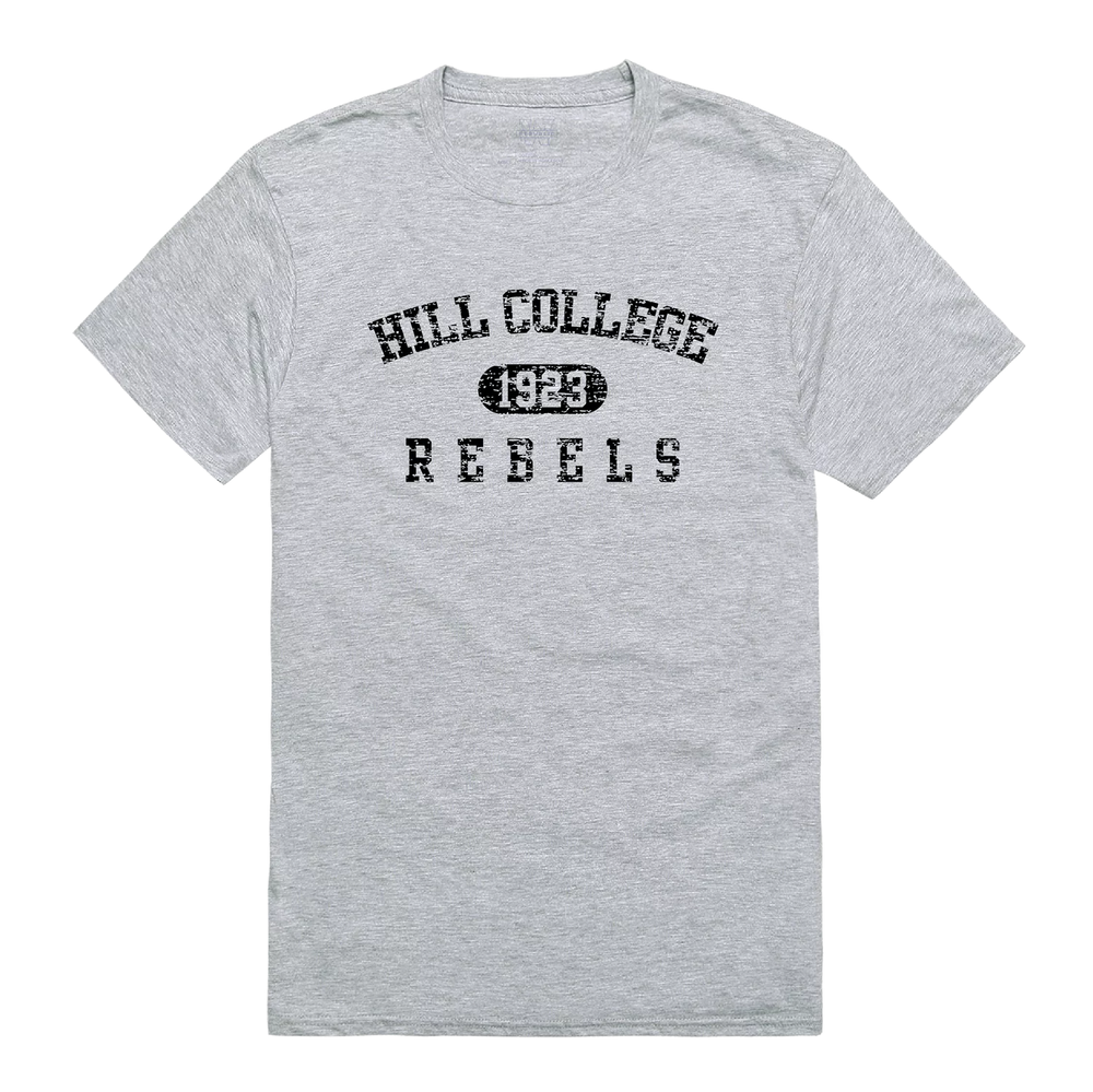 Hill College Rebels NCAA Vintage Distressed Arch Tee Shirt