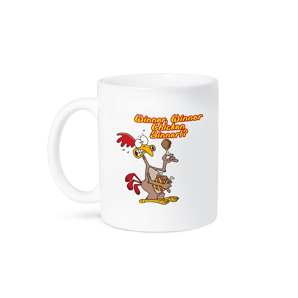 3dRose, Winner Winner Chicken Dinner Irony Humor, Mug