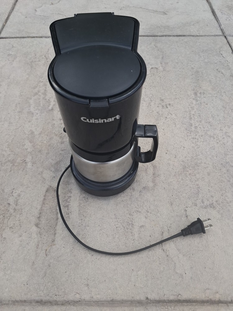 Cuisinart DCC-450 4-Cup Coffee Maker with Stainless Carafe Tested Working