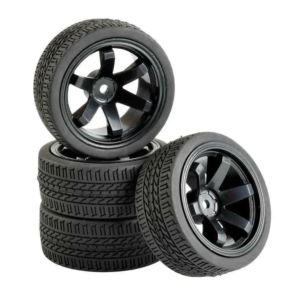 RC Wheel & Rally Rubber Tires Offset: 6mm For 1:10 Redcar HSP FW06 SAKURA TAMIYA