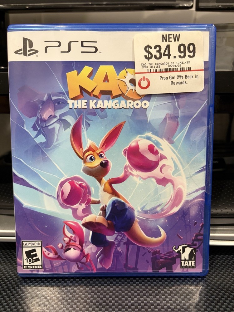 KAO The Kangaroo (Sony PlayStation 5, PS5) Gamestop New