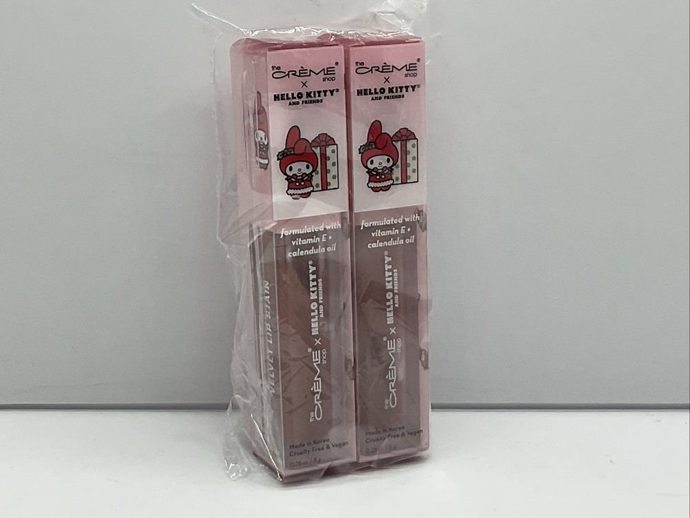 2-Pack Crème Shop Hello Kitty Velvet Lip Tint in Sugar Kiss