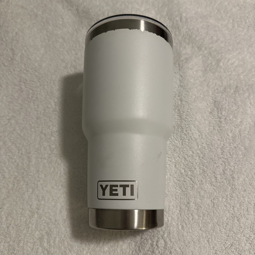 YETI RAMBLER 30 oz TUMBLER WHITE + Straw Lid