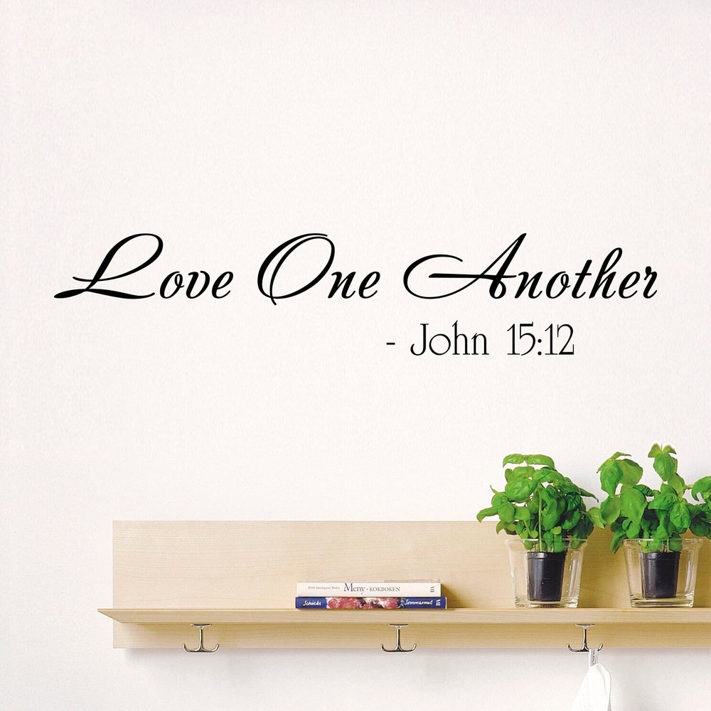 Bible Verses Psalms Wall Art Decal Sticker Black Medium