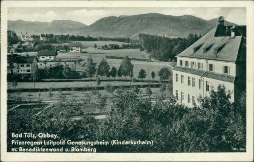 Postcard Bad Tölz Upper Bavaria Prince Regent Luitpold conesesesungsheim (No. 9413)