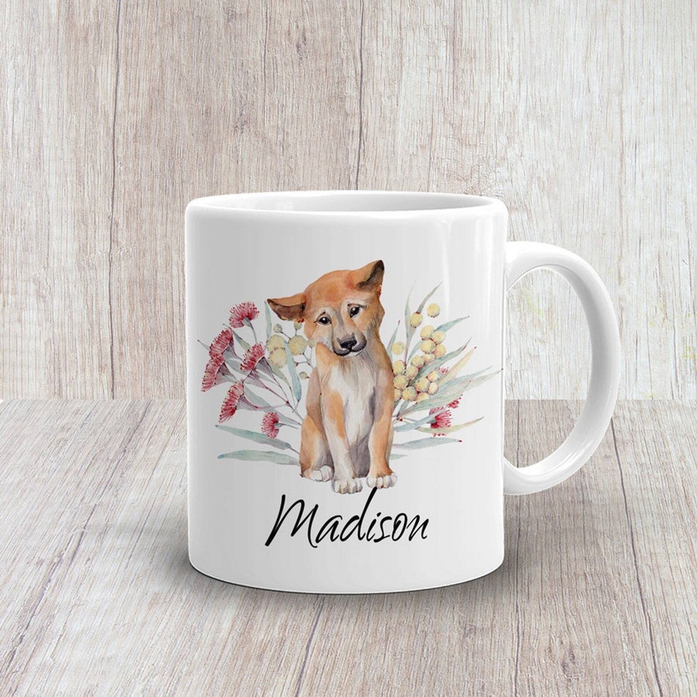 Dingo Mug Personalised Animal Mug Coffee Mug Gift Mug Tea Cup
