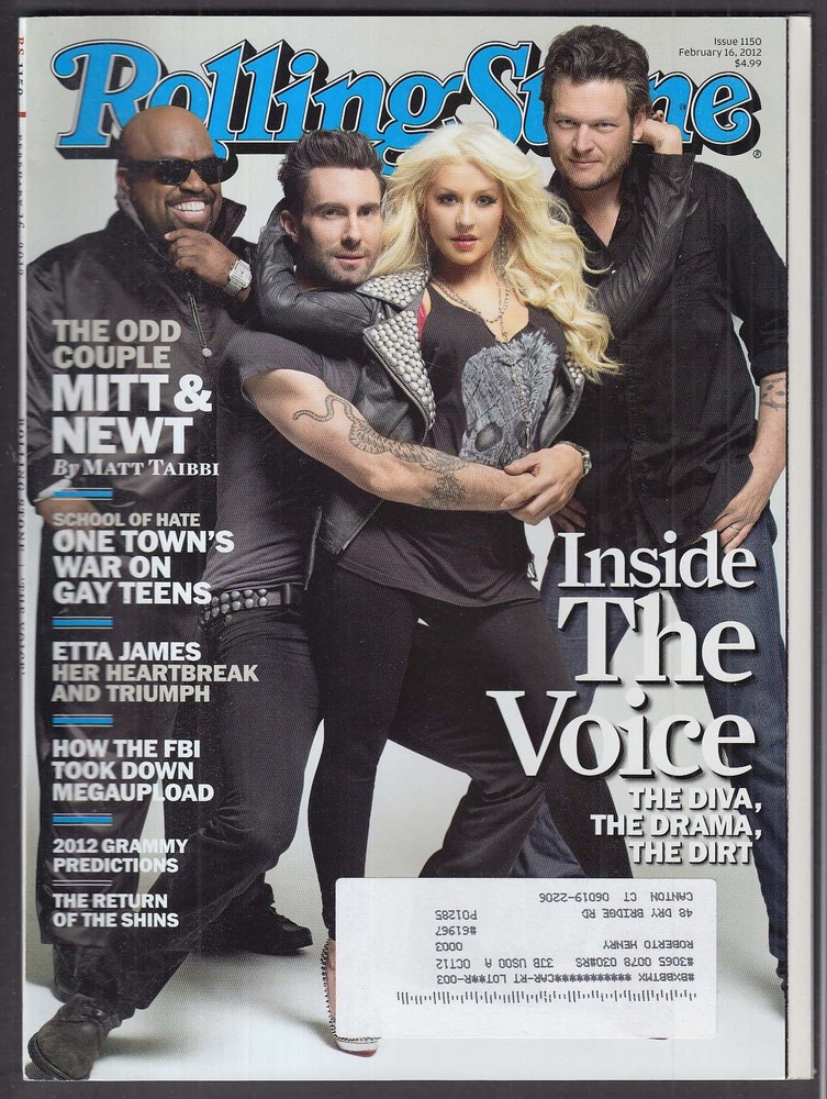ROLLING STONE Christina Aguilera Etta James Nicki Minaj Patrice O'Neal 2/16 2012