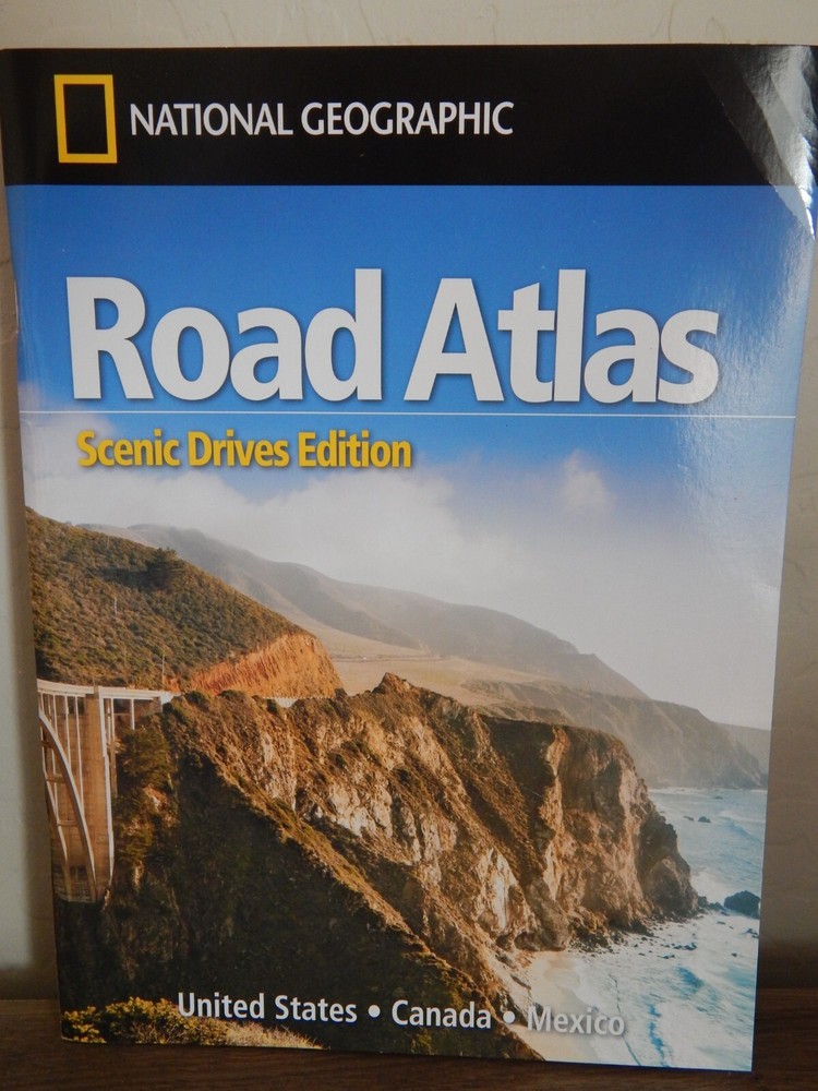 National Geographic Scenic Drives Road Atlas 2025 Foldable Map Edition