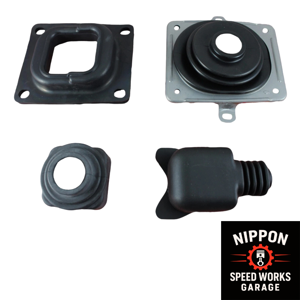 Toyota OEM Shift Lever Dust Boots Insulators Set 33555 33531 for JZA80 Supra