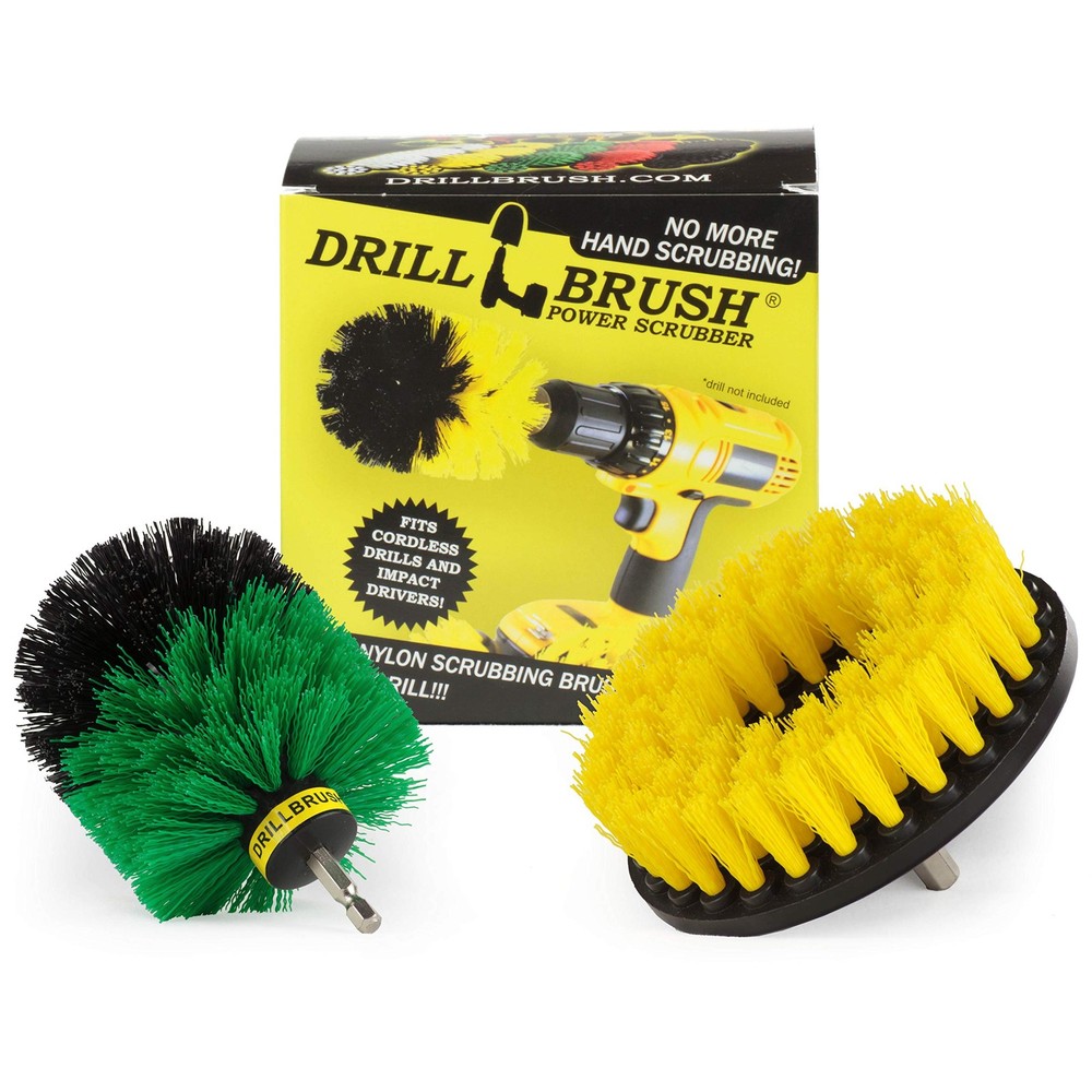 Powerful Shower Cleaner Drill Brush Set for Grout and Tile