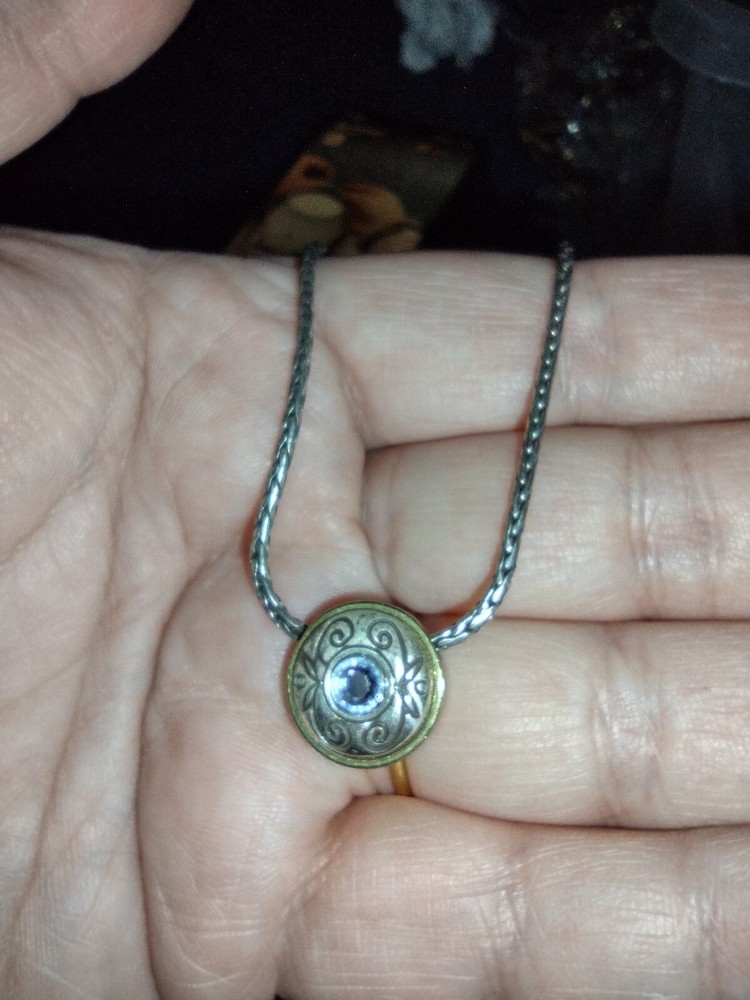 Brighton Celestial Blue Beaded Slide Necklace for Retirement Gifts  