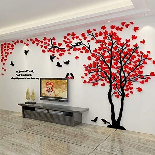 High-Quality Waterproof Tree Stickers - 3D Art for Living Rooms & Bedrooms