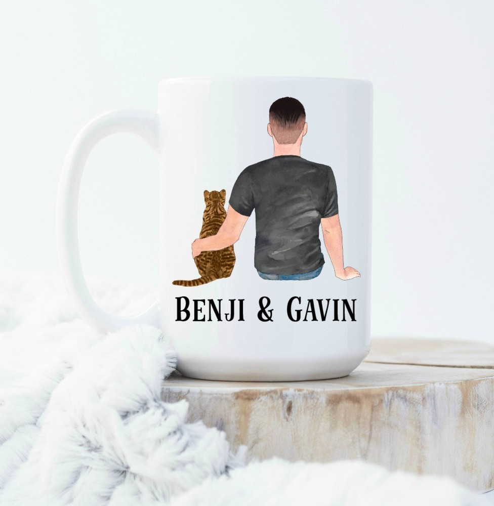 Cat Dad Coffee Mug Cat Lover Gift Cat Dad Cute Coffee Mug Cat Coffee Mug