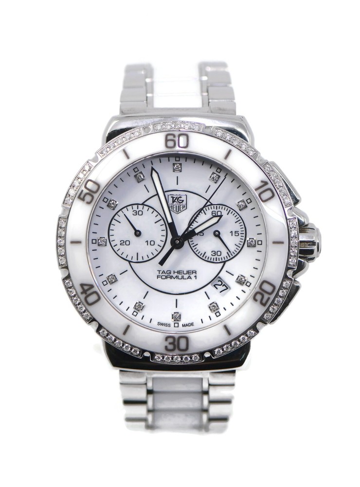 Tag Heuer Formula 1 Diamond Ceramic Stainless Steel Men's Watch CAH1213