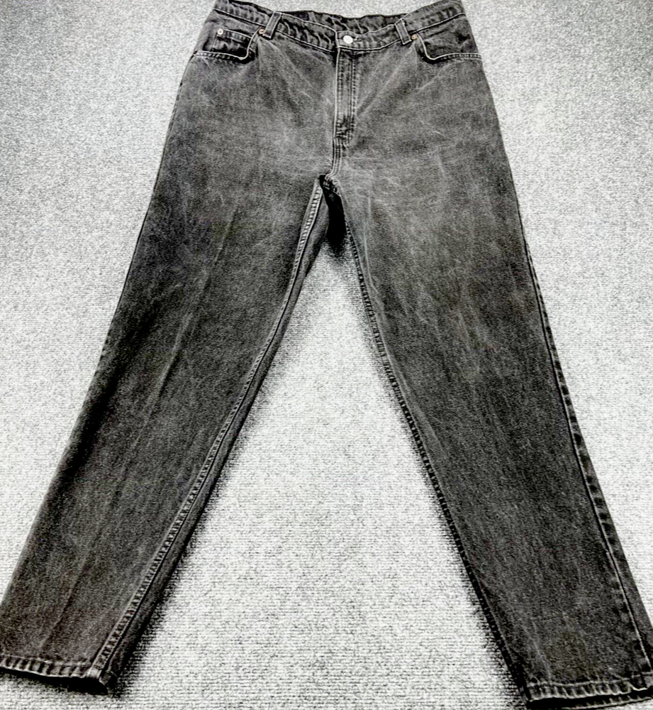 Vintage Levis 9922 Womens Size 16 Orange Tab Black Tapered Leg Tapered Fit 90s