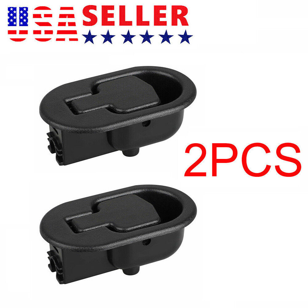 2PCS Universal Sofa Recliner Pull Handle Replacement Release Lever Black