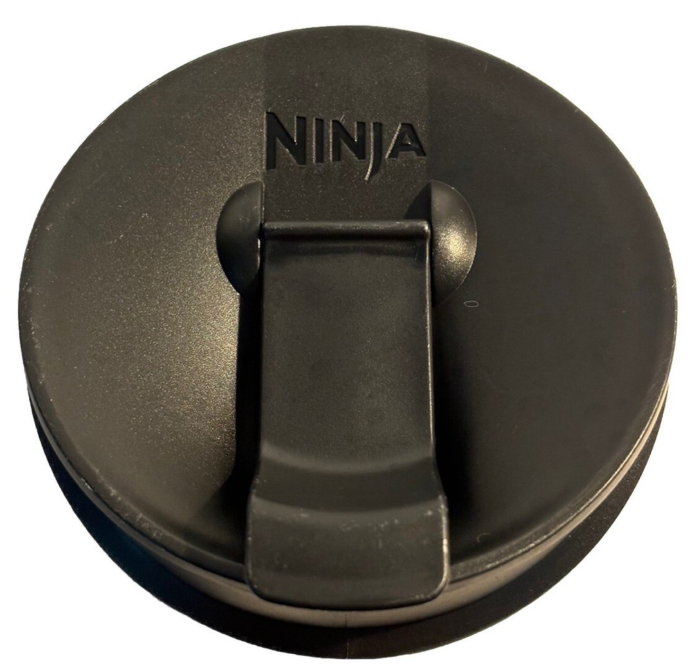 Ninja Tumbler Lid 16Oz Replacement Cover Black Flip Top Screw On