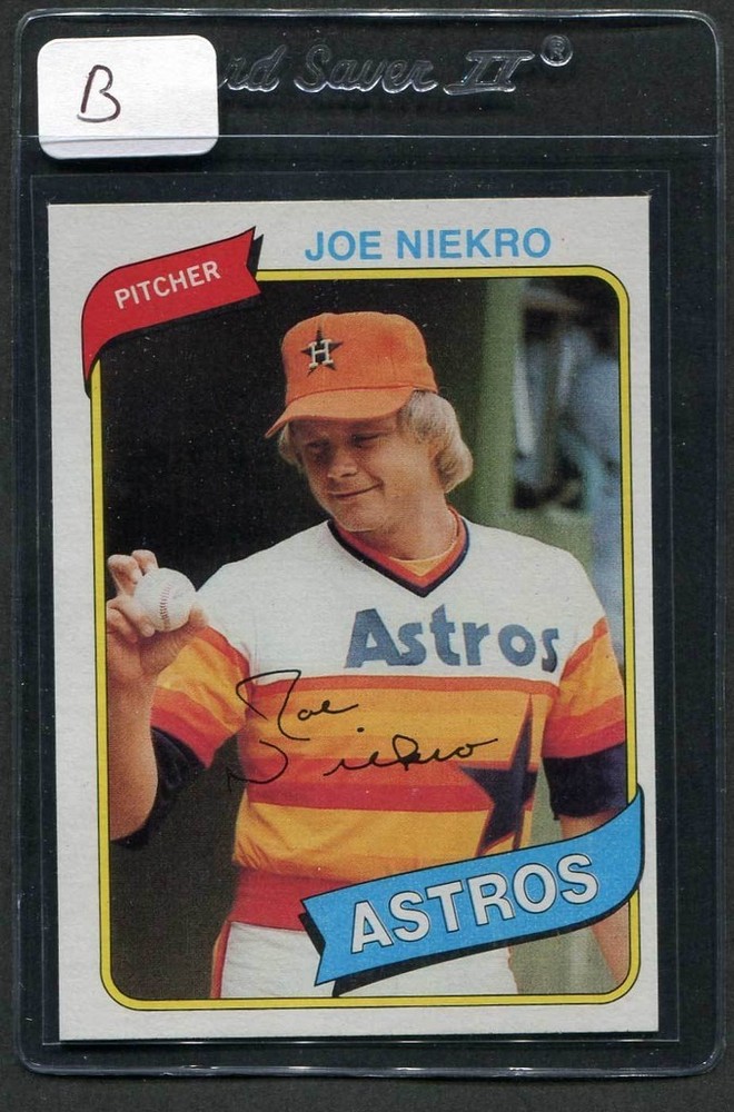 1980 Topps Joe Niekro #437 Mint (B)