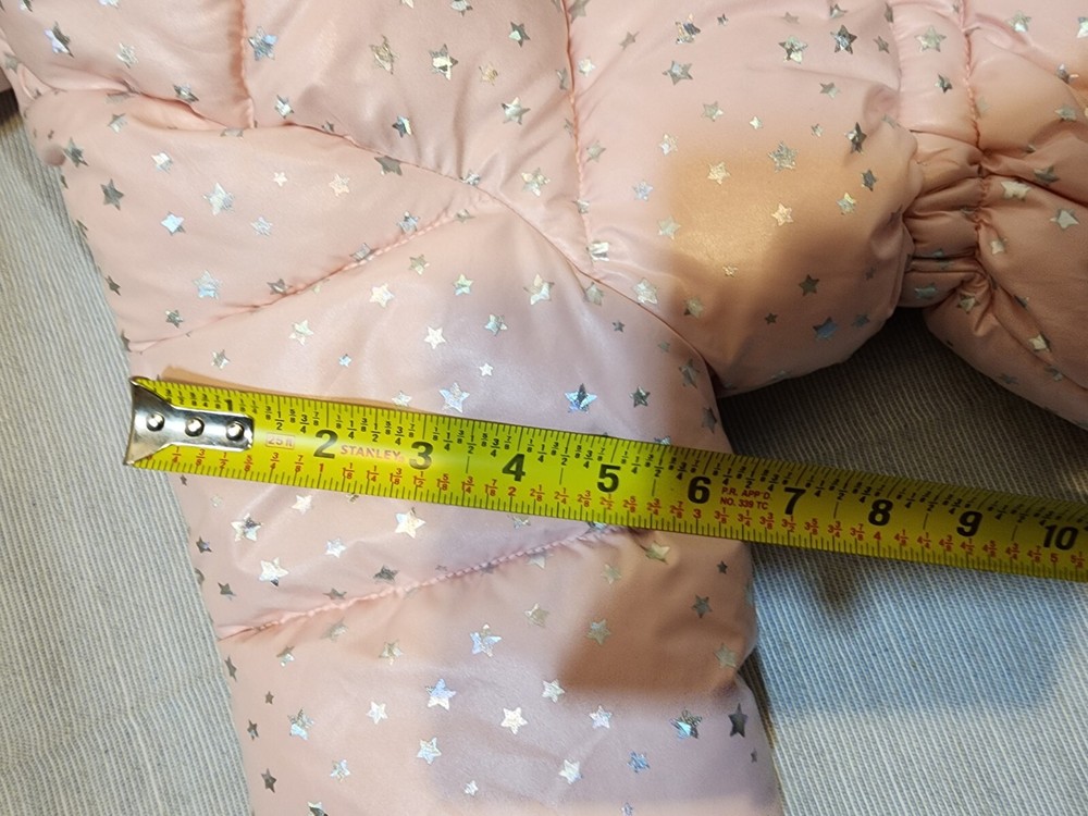 Members Mark Kids Sparkling Star Puffer Jacket Size 8-image