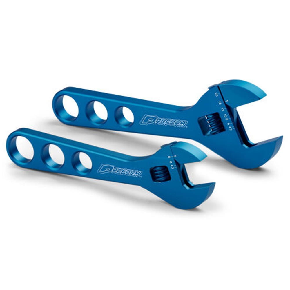 PROFORM 67729 Aluminum Adjustable AN Wrench Set: 3-8AN / 10-20AN Wrenches
