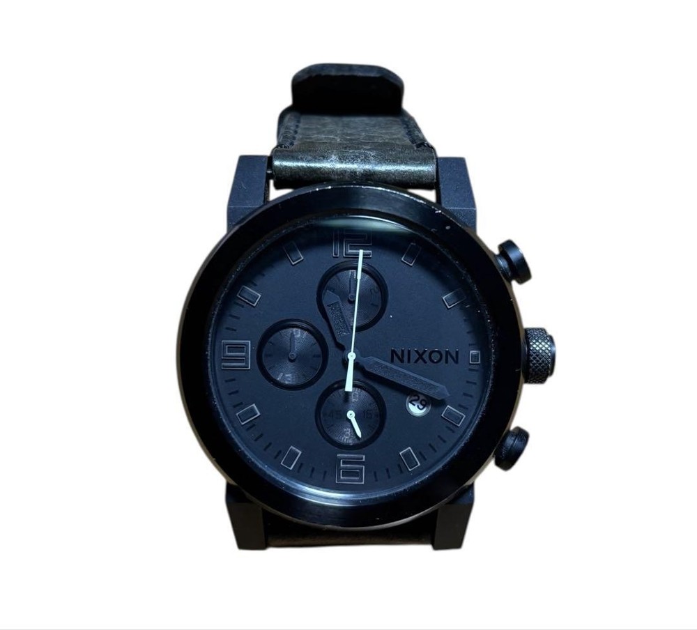Nixon Chronograph The Ride Ss All Black