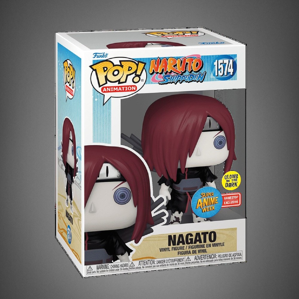 Naruto Shippuden Nagato Glow Super Anime Week Exclusive Funko Pop 1574