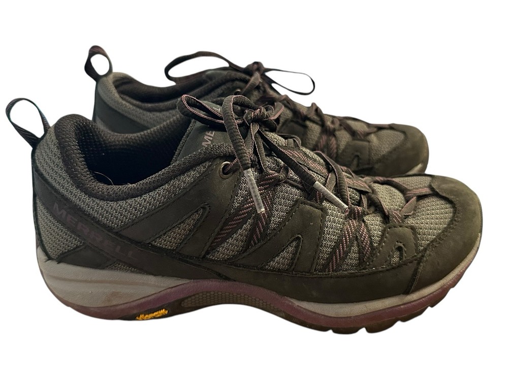 Merrell Womens Size 7 Siren Sport 3 Trail Running Shoes Black Hiking Mesh B22