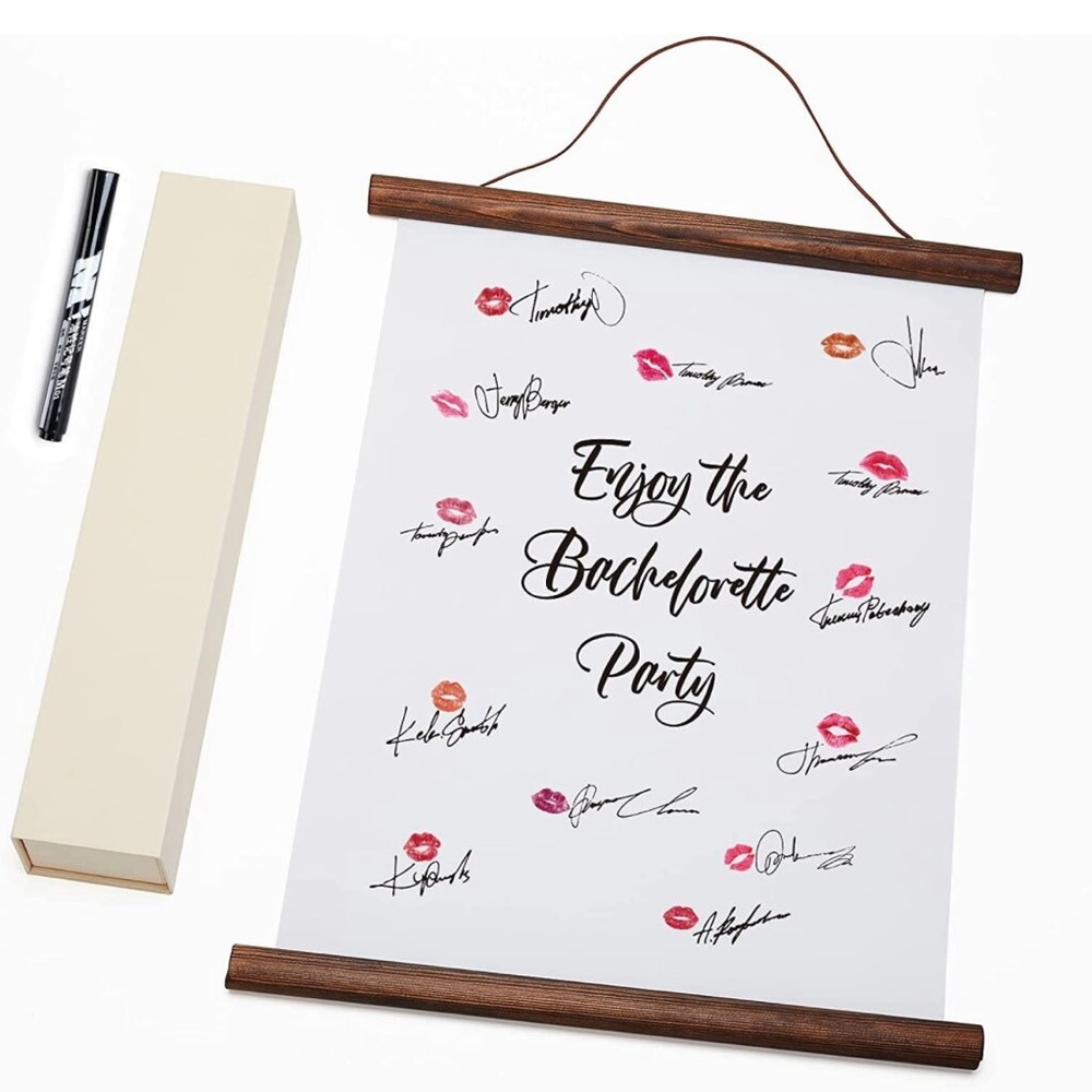 NWT Sign In Guest BookBlank Magnetic Poster Hanger Frame 1420 with Pen