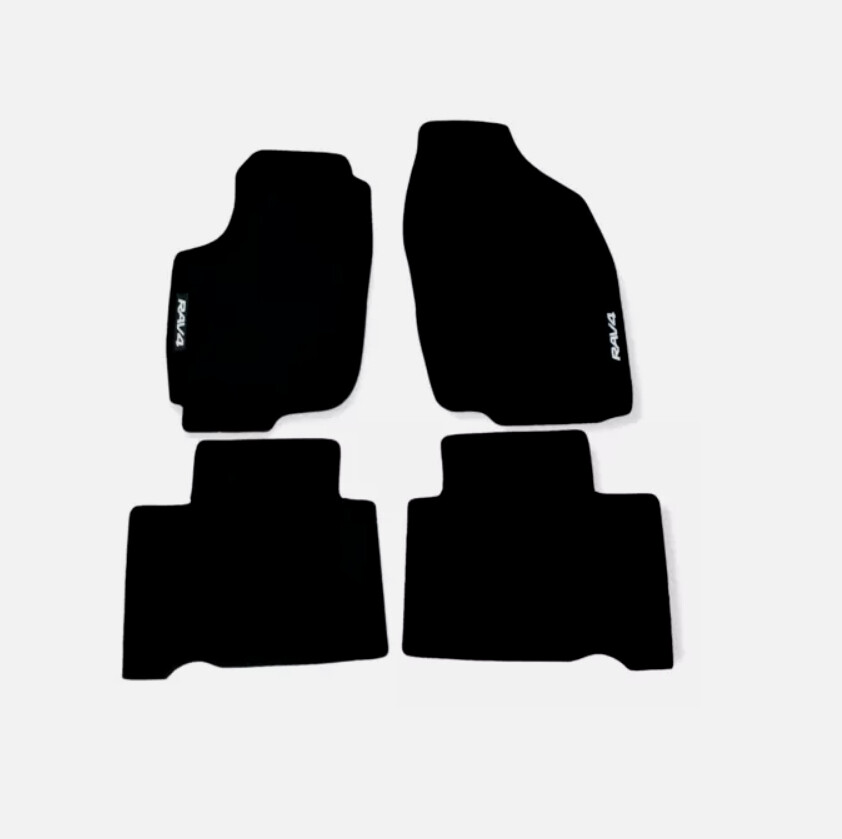 For Toyota RAV 4 Car Floor Mats Velour Waterproof Black Rugs Carpet Auto Liners