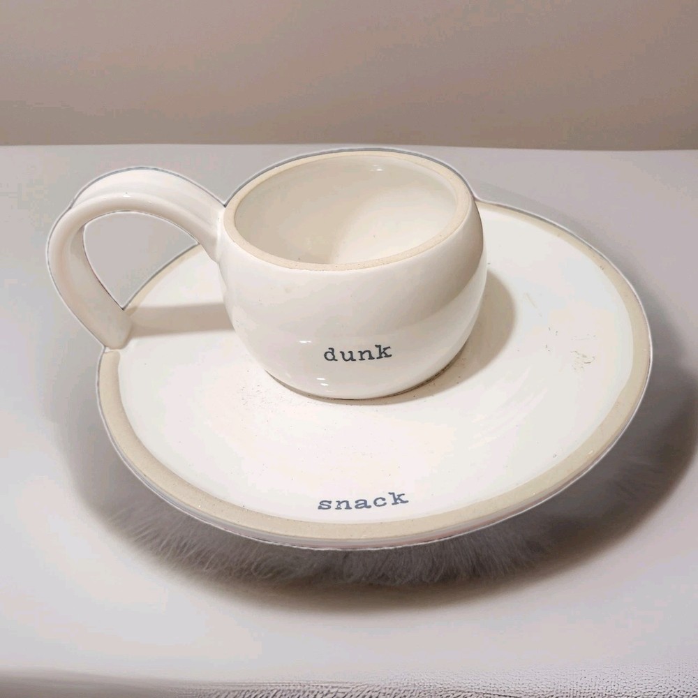 'DUNK (Dip) & SNACK (Chips)' for Veggies Fruits Crackers Soup ~ You Name It! EUC