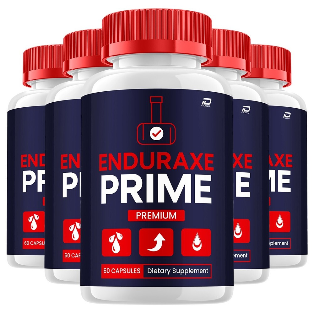 (5 Pack) Enduraxe Prime for Men Capsules – EnduraxePrime Vitamin Complex Pills